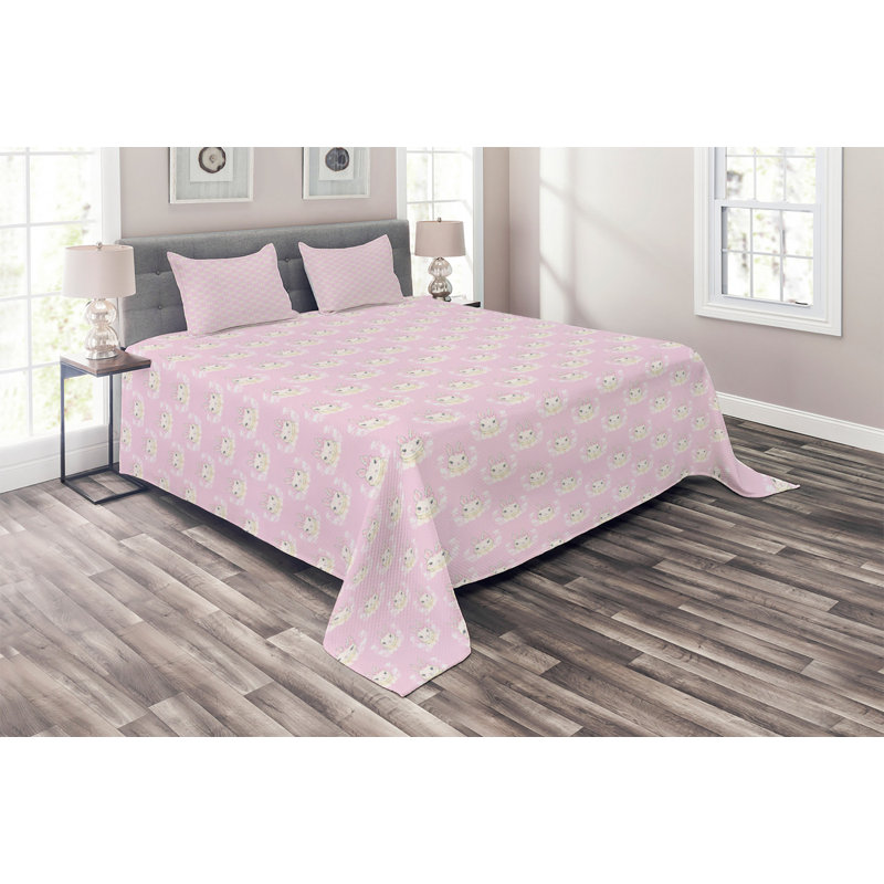 Coverlet, King Bedspread + 2 Shams