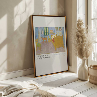 La Chambre v3 de Van Gogh, reproduction sur toile dans un cadre