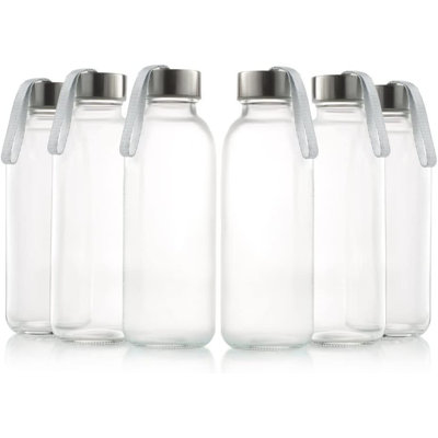 Home-it 16oz. Glass Water Bottle