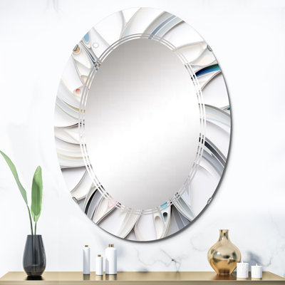 Oval Wall Mirror, Modern Decorative Accent Mirror - Oluwatoni