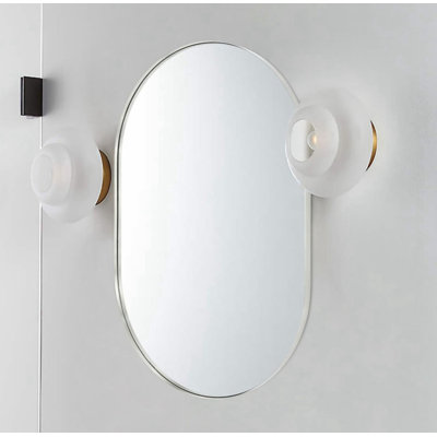 Akeela Aluminium Alloy Round Wall Bathroom Mirror
