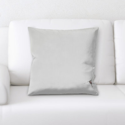 Microsuede Throw Pillow