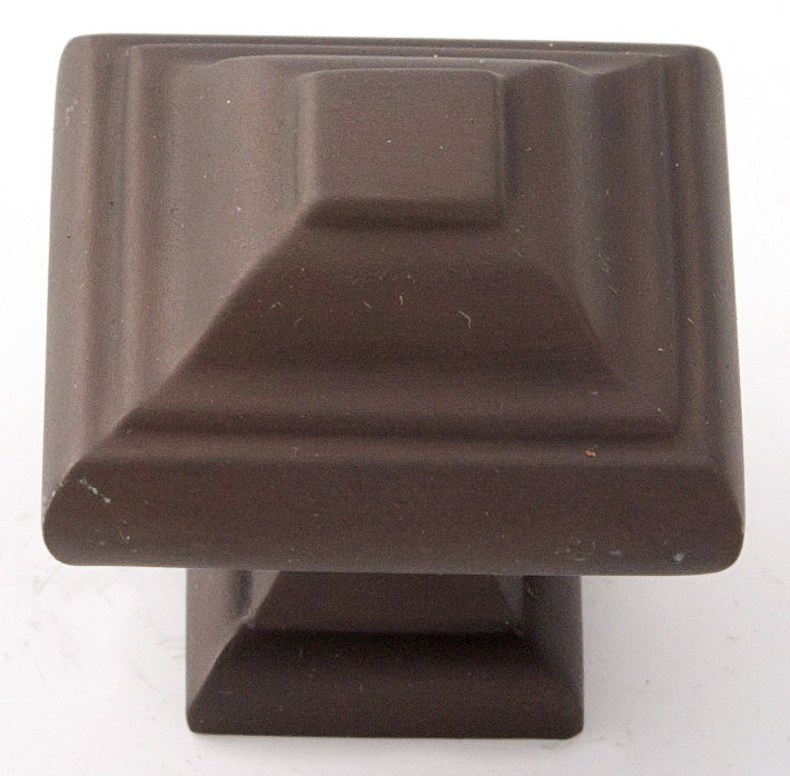 Square Knob, Chocolate Bronze