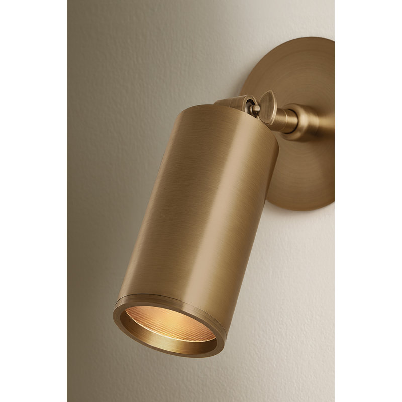 Caleb Wall Sconce, Patina Brass