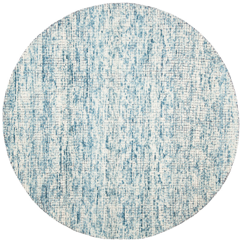 Tapis en laine touffeté à la main Cavazos, Rond 6 pi
