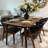 Patio Dining Chair Metal Wicker Rattan Chairs
