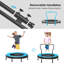 LEDREM 91.5cm Square Fitness Trampoline