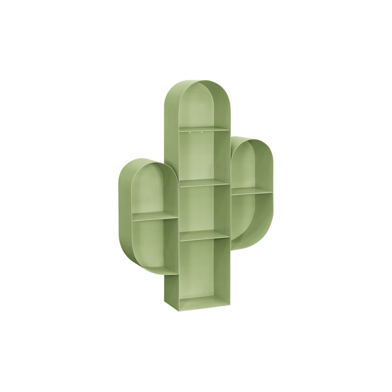 Cactus 48" H x 8" W Steel Chip Resistant Tree Bookcase