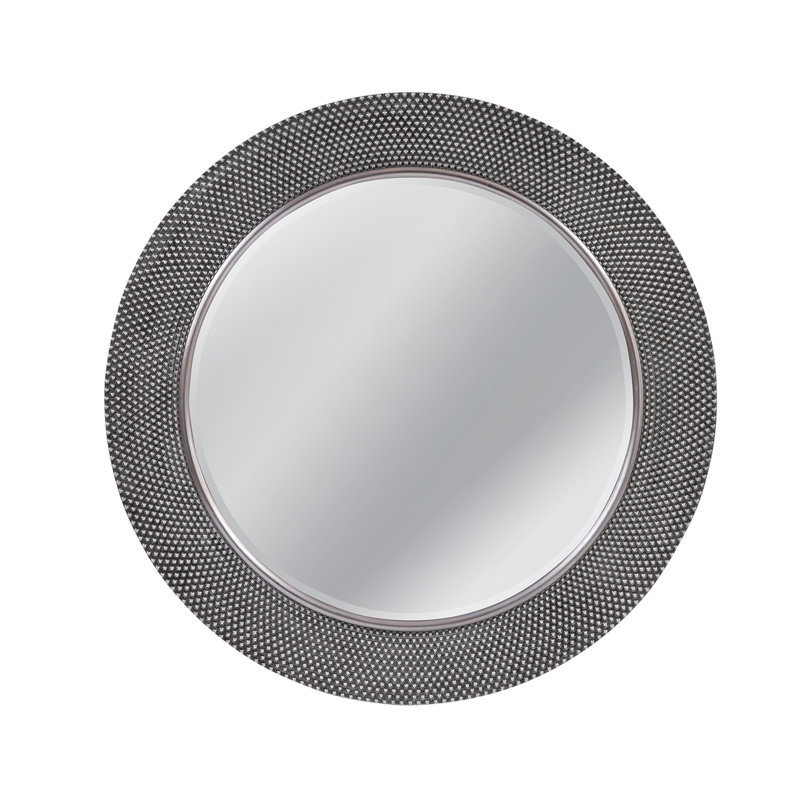 Dorotea Oversized Wall Mirror with Antique Silver Frame – Vintage Elegance
