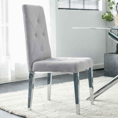 Chaise de travail en velours