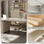 Bureau rectangulaire 55,25 po luxueux et haut de gamme-129933309