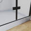 Porte de douche pliante en verre pivotante sans cadre de 34 à 35,25 po x H 72 po-115717541