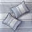 7 Piece Jacquard Comforter Set Navy
