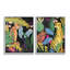 "Leopards & Tropical Leaves" par June Erica Vess, 2 pièces sur toile-1703707071-1702951588