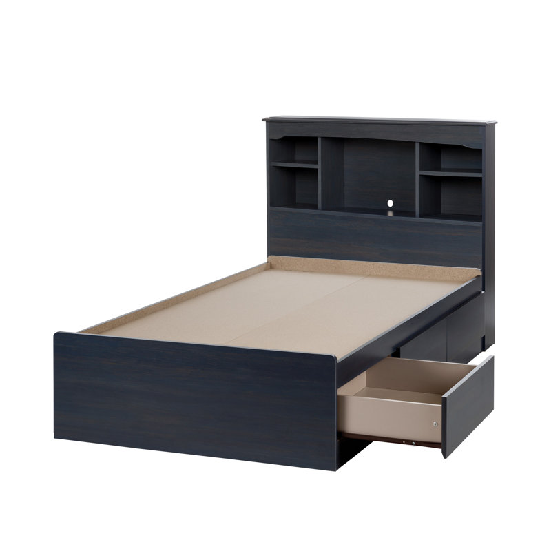 Aviron Kids Twin with Drawers, Blueberry