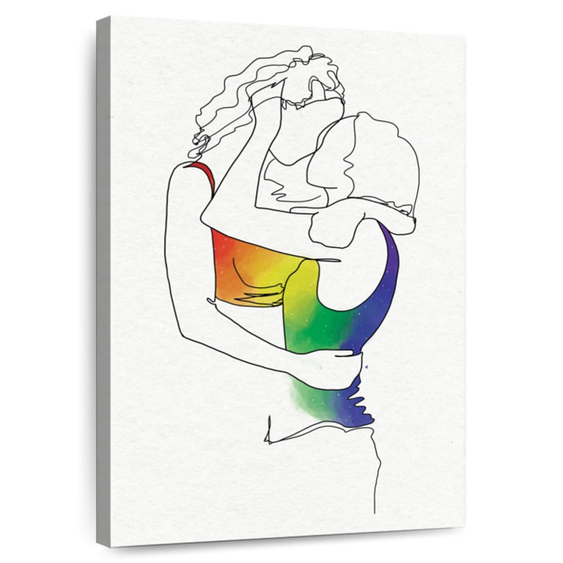 Lesbians In Love, 24" H x 16" W