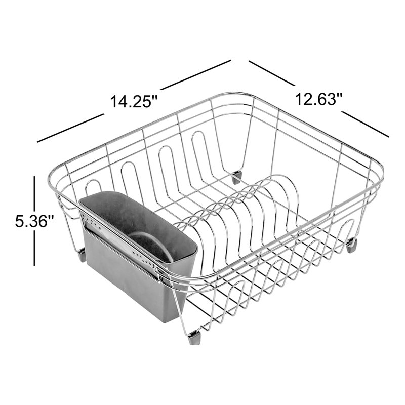 Égouttoir à vaisselle en acier inoxydable Hallam