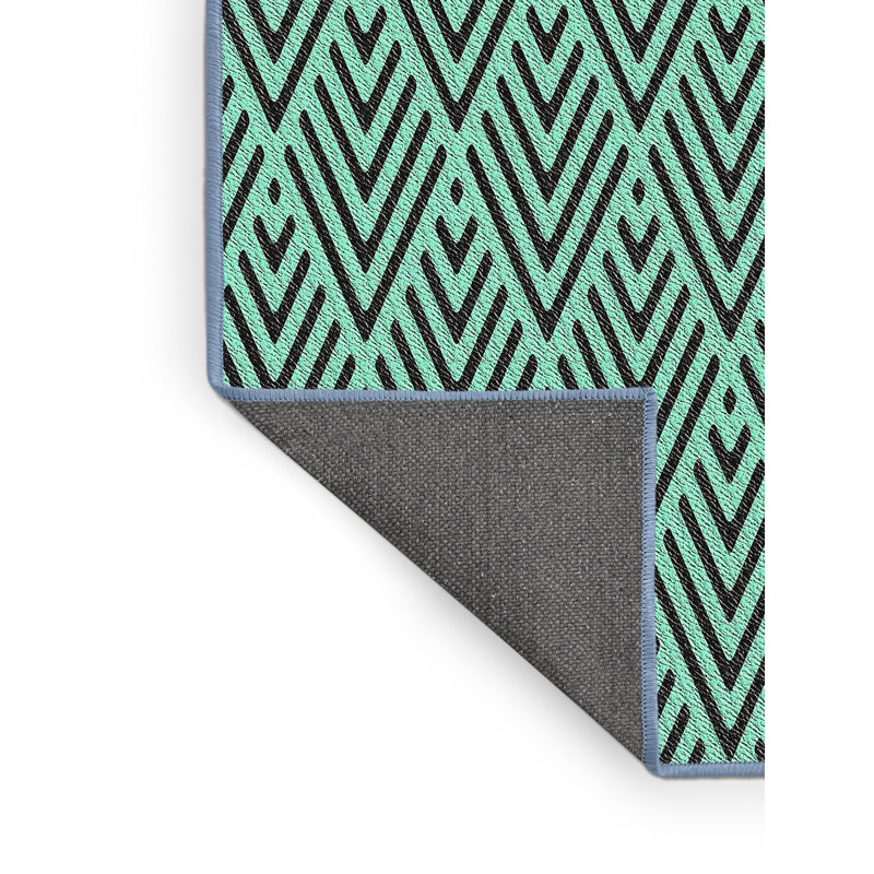 Tapis vert / noir Izquierdo, Rectangle 5 pi x 7 pi