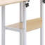 Adjustable Solid Wood Top Metal Base Computer Desk-1349418792-1349418794