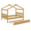 Lit en bois avec couchette-666364084