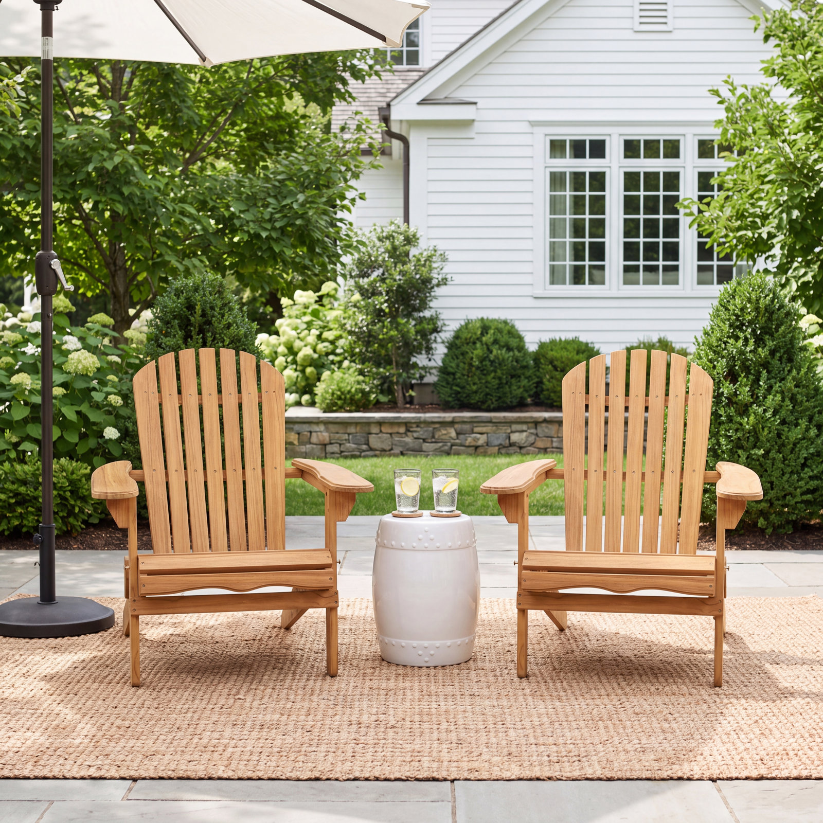 Teak Patio Lounge Chair
