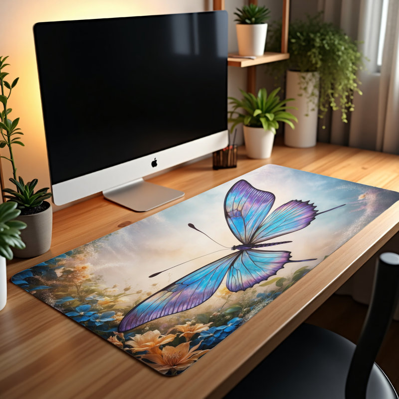 Polyester Desk Pad, 31.5x15.5