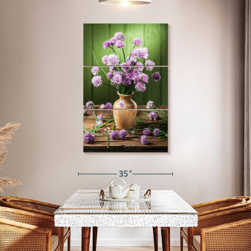 Harnek Blossoming Chives, 38" H x 24" W