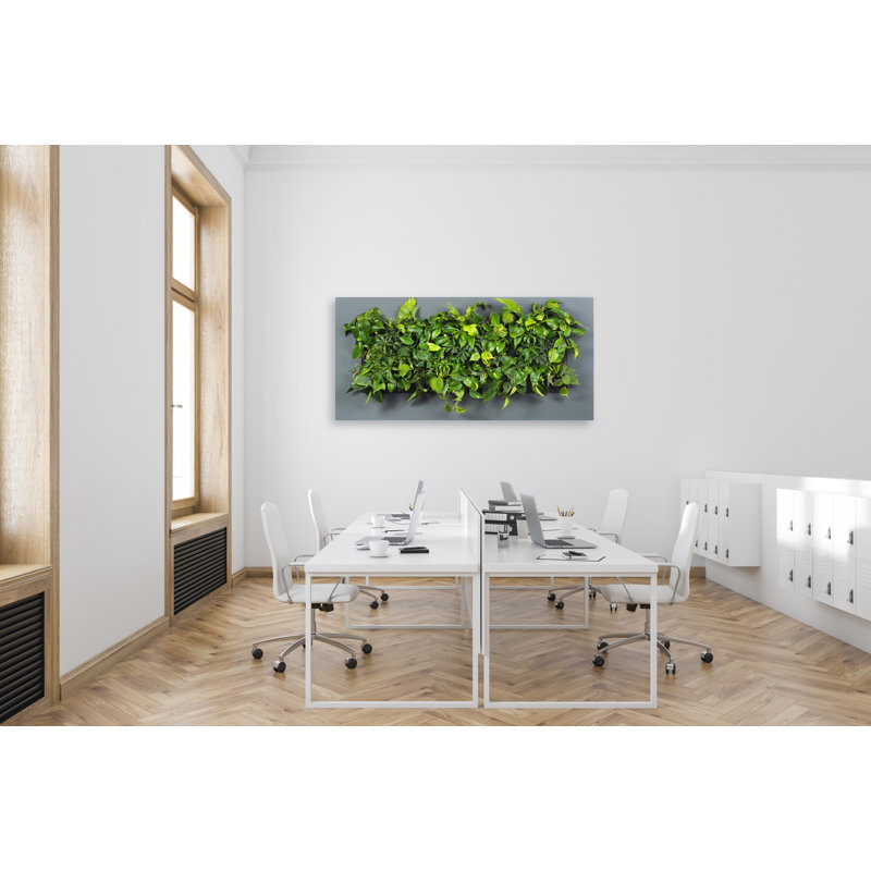 Metal Planter, Charcoal, 46" H x 44.49" W x 2.36" D