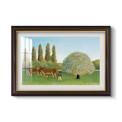 Prairie (Le Pâturage), 1906 - Henri Rousseau - Estampe encadrée sur mesure