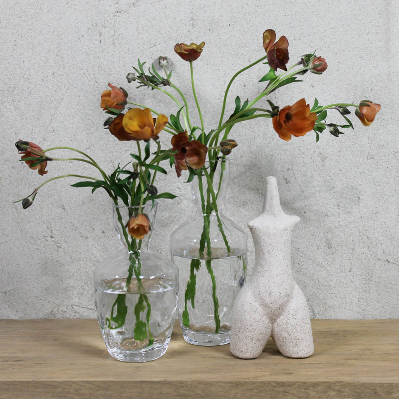 Organic Vase With Tall Neck - Lrg
