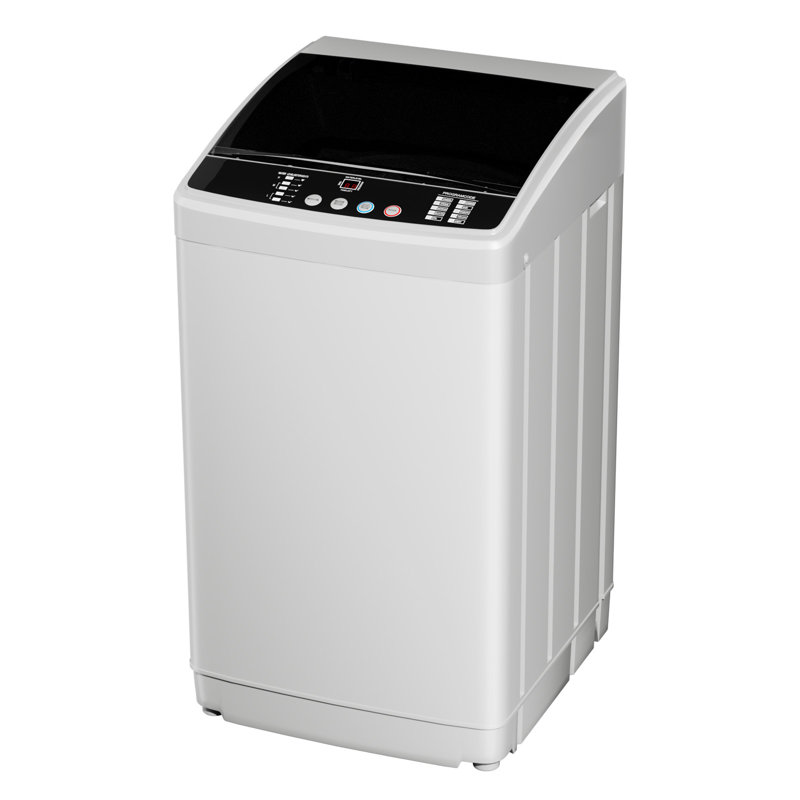Compact Washer and Dryer Set,19LBS Portable Full-Automatic Washing Machine with Drain Pump & 13LBS Compact Dryer with Stainless Steel Inner Tub