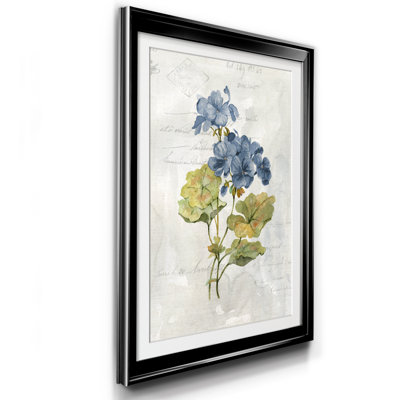 Lin géranium - reproduction de cadre photo sur papier