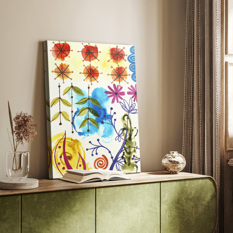 Flower Power II - galerie Cavas sur mesure, H 12 po x l 8 po