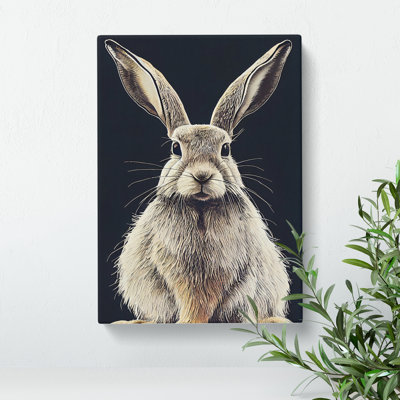 Majestic Hare - Wrapped Canvas