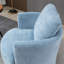Fauteuil demi-tonneau pivotant avec revêtement Zarren-725816017