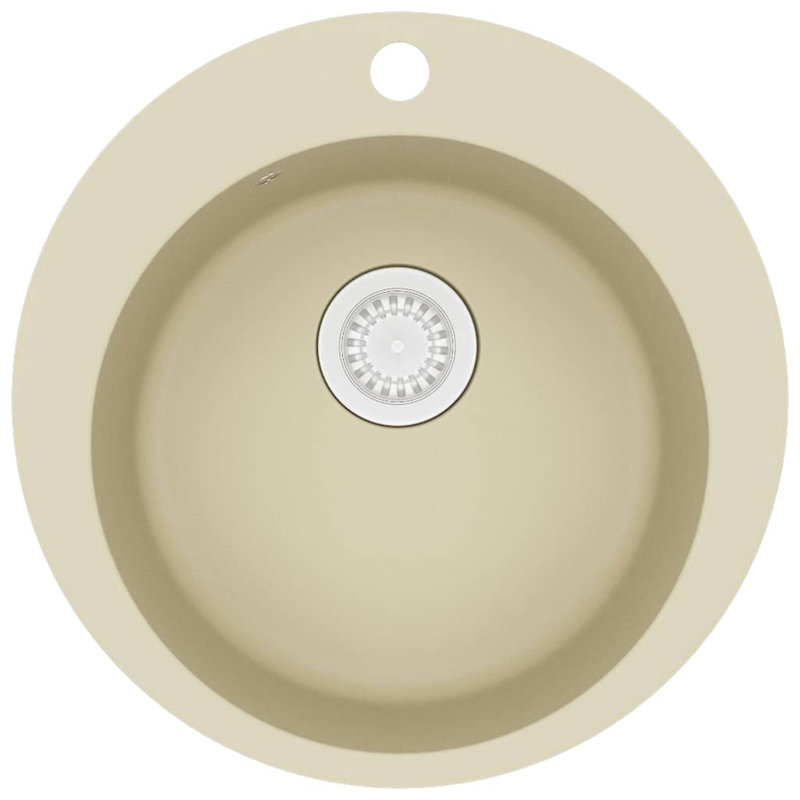 Évier de cuisine vidaXL, Beige