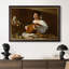 Le joueur de luth (version Hermitage), v. 1596-Caravage - Toile avec cadre sur mesure-1255075352-1255075355-1255075435