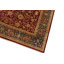Tapis rouge / bleu / orange clair en laine noué à la main 8 pi 1 po x 9 pi 11 po Parise Oriental