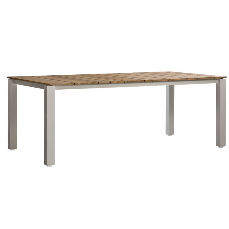 Table de salle à manger Machar, Blanc, L 39,38 po x L 94,5 po x H 29,5 po