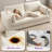 Haven 87.8" W Upholstered Sofa with Removable Cover,White-371403742-385337916