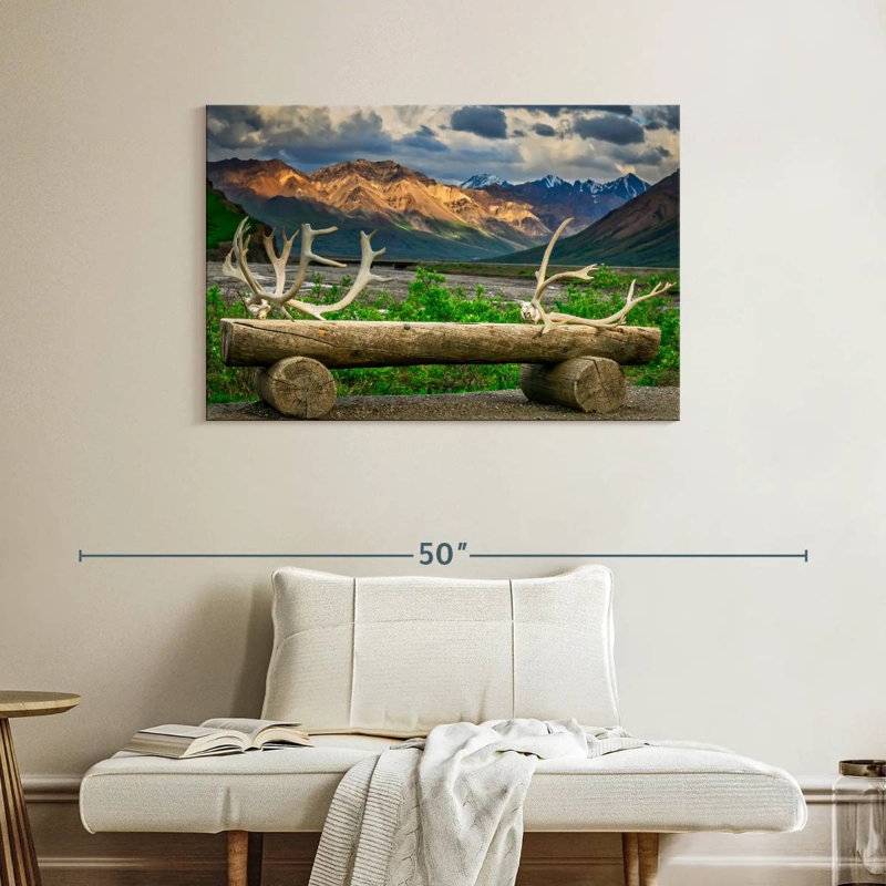 Banc à bûches Antler, H 26 po x l 39 po