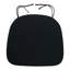 Coussin de chaise de salle à manger avec coussins de siège ergonomiques en mousse à mémoire de forme en polyester avec attaches-105846092-24459812