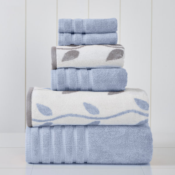  Marina Decoration Premium Luxury Decor Ultra Soft 100% Cotton  Sheer Lace Bathroom Modern 3 Piece Towel Set, White Color : Home & Kitchen
