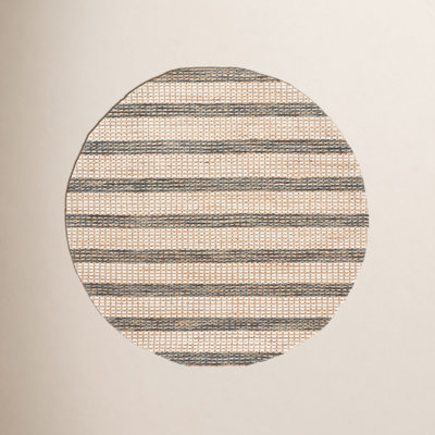 Hand-Tufted Striped Jute Wool Rug
