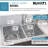 Ruvati 33 x 22 inch Drop-in Topmount Kitchen Sink 16 Gauge Stainless Steel-105973735