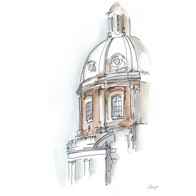 European SketchesIII by Ethan Harper - Painting Print