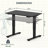 Ergonomic Home Office Height Adjustable Standing Desk Whole-Piece Desktop with Hooks-2078301885-2078301873-2078301872