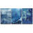 " Abstract Blue " 3 - Pieces