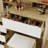 Makeup Vanity Desk with LED Mirror, Drawers, Power Outlet & Stool, Dressing Table for Bedroom