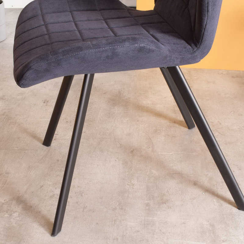 Chaise d'appoint rembourrée Lilah, Bleu ciel
